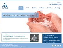 Tablet Screenshot of capitalwater.co.uk